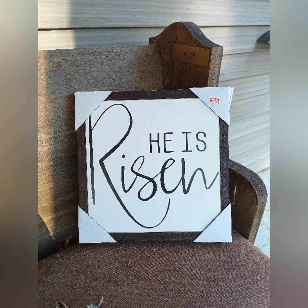 He Is Risen Sign